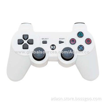 Bluetooth Wireless Game Joystick for PS3, with Double Vibration, Various Colors, Factory Cheap Price